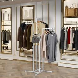 Стійка для одягу "Восьминіг" біла